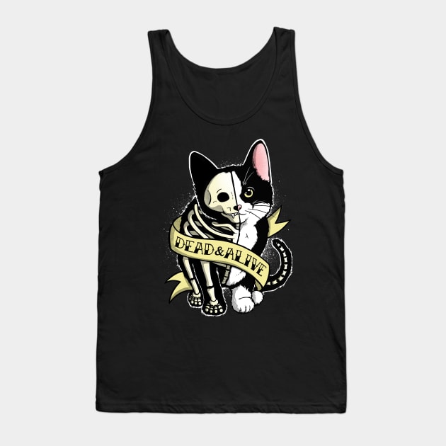 Schrodinger cat tattoo Tank Top by NemiMakeit